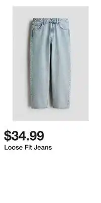 H&M Loose Fit Jeans offer