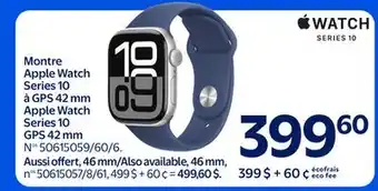 Walmart Apple Watch Series 10 GPS 42 mm offer