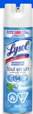 Walmart Lysol Disinfectant Spray 539 g offer