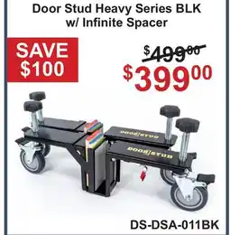Atlas Tools & Machinery Door Stud Heavy Series BLK w/ Infinite Spacer offer