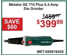 Atlas Tools & Machinery Metabo GE 710 Plus 6.4 Amp Die Grinder offer