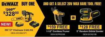 Atlas Tools & Machinery 20V 12 Chainsaw 5.0Ah Kit offer