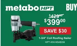 Atlas Tools & Machinery 1-3/4 Coil Roofing Nailer offer