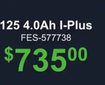 Atlas Tools & Machinery 125 4.0 Ah I-plus offer