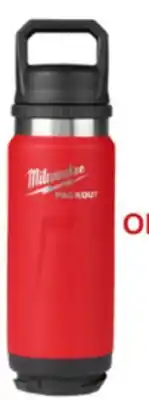 Atlas Tools & Machinery Milwaukee PACKOUT Insulated Bottle w/Chug Lid Red offer