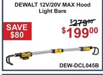 Atlas Tools & Machinery DEWALT 12V/20V MAX Hood Light Bare offer