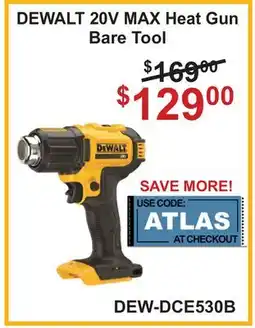 Atlas Tools & Machinery DEWALT 20V MAX Heat Gun Bare Tool offer