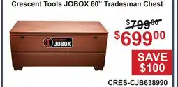 Atlas Tools & Machinery Crescent Tools JOBOX 60 Tradesman Chest offer