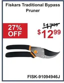 Atlas Tools & Machinery Fiskars Traditional Bypass Pruner offer