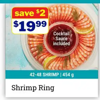 M & M Food Market Shrimp Ring offer
