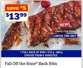 M & M Food Market Fall Off the Bone Back Ribs offer