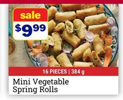 M & M Food Market Mini Vegetable Spring Rolls offer