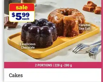 M & M Food Market Cakes offer