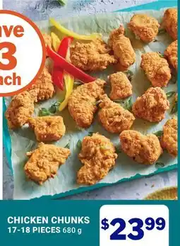 M & M Food Market CHICKEN CHUNKS offer