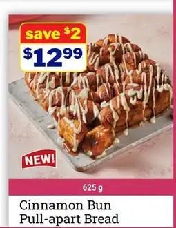 M & M Food Market Cinnamon Bun Pull-apart Bread offer