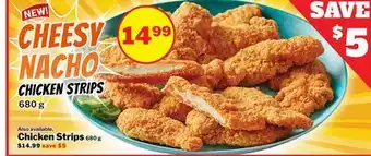 M & M Food Market Cheesy Nacho CHICKEN STRIPS offer