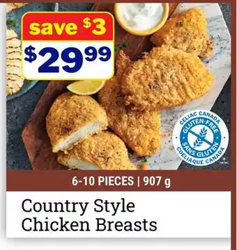 M & M Food Market Country Style Chicken Breasts offer