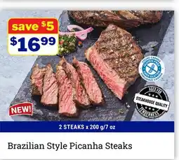 M & M Food Market Brazilian Style Picanha Steaks offer