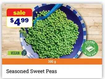 M & M Food Market Seasoned Sweet Peas offer