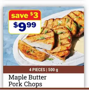 M & M Food Market Maple Butter Pork Chops offer