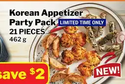 M & M Food Market Korean Appetizer Party Pack offer