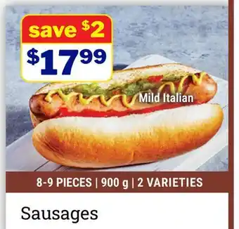 M & M Food Market Sausages offer