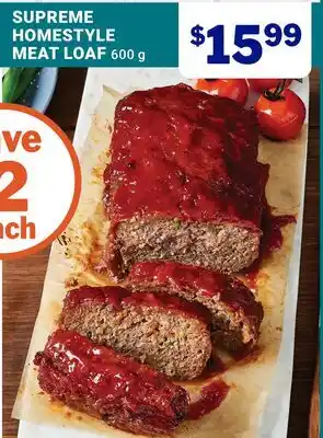 M & M Food Market SUPREME HOMESTYLE MEAT LOAF offer