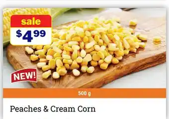 M & M Food Market Peaches & Cream Corn offer