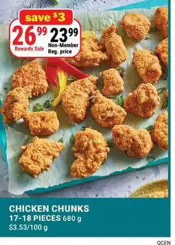 M & M Food Market CHICKEN CHUNKS offer