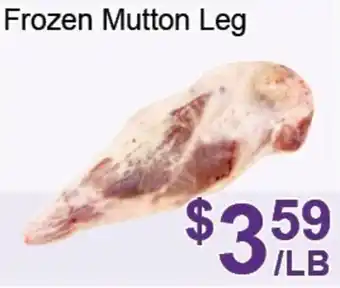 FreshPro Foodmart Frozen mutton leg offer