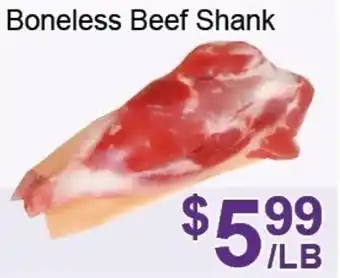 FreshPro Foodmart Boneless beef shank offer