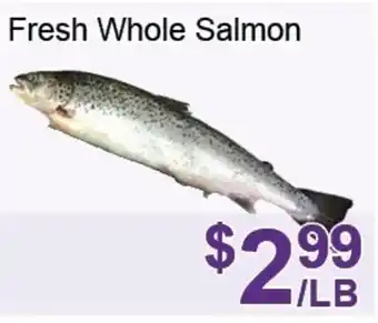 FreshPro Foodmart Fresh whole salmon offer