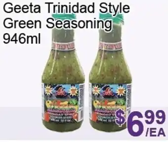 FreshPro Foodmart Geeta trinidad style green seasoning offer