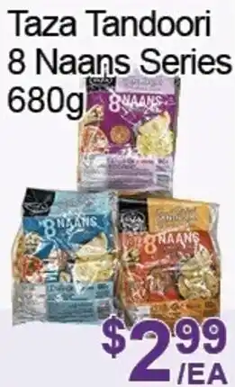 FreshPro Foodmart Taza Tandoori 8 Naans Series Cocktail offer