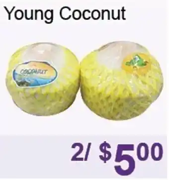 FreshPro Foodmart Young coconut offer