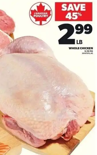 Independent Grocer Whole chicken offer