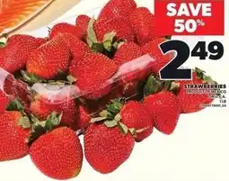 Independent Grocer Strawberries offer