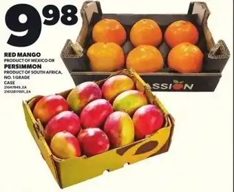 Independent Grocer Red mango persimmon offer