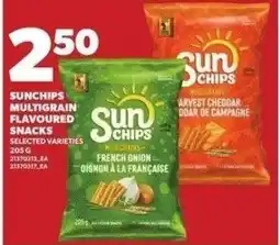 Independent Grocer Sunchips multigrain flavoured snacks offer