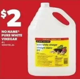 Independent Grocer No name pure white vinegar offer