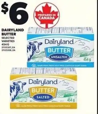 Independent Grocer Dairyland butter offer