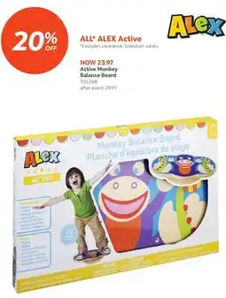 Toys R us ALEX Active Monkey Balance Board offer