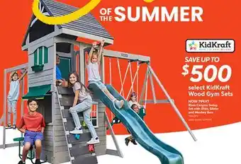 Toys R us select KidKraft Wood Gym Sets offer