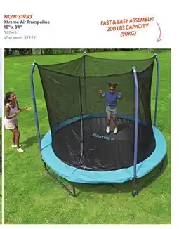 Toys R us Bestway Xtreme Air Trampoline 10 x 8'4 offer