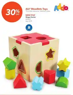 Toys R us Addo Shape Sorter offer