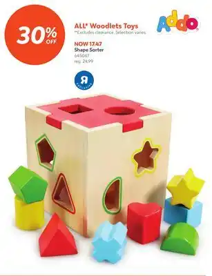 Toys R us Addo Shape Sorter offer