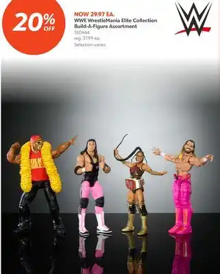 Toys R us WWE WrestleMania Elite Collection Build-A-Figure Assortment 760444 offer