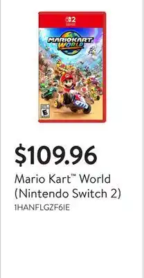 Walmart Mario Kart World (Nintendo Switch 2) offer