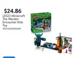Walmart LEGO Minecraft The Warden Encounter Kids Toy offer
