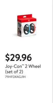 Walmart Joy-Con 2 Wheel (set of 2) offer